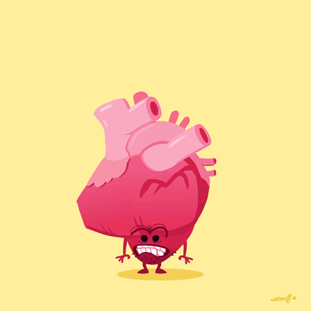 animation loop character heart attack - christian effenberger