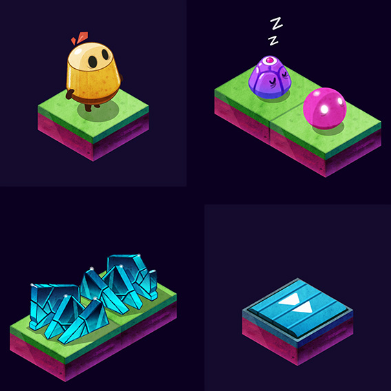 game art acorn tilewalker sprite assets isometric - christian effenberger