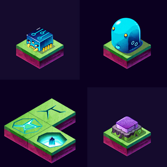 game art acorn tilewalker sprite assets isometric - christian effenberger