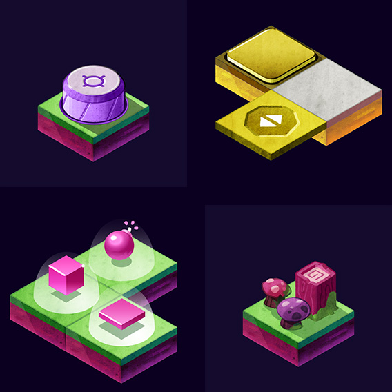 game art acorn tilewalker sprite assets isometric - christian effenberger